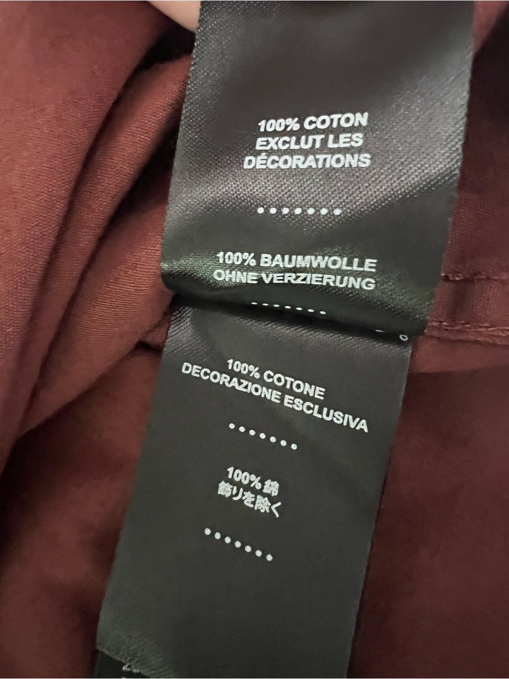 Harley-Davidson Maroon and Black Short Sleeve Button-Up Shirt with Gold Trim - Picture 7 of 7